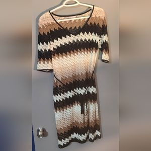 Women's Sweater Dress Short Sleeve
